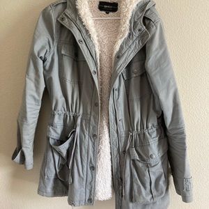 BNCI by Blanc Noir Fuax Fur lined Coat